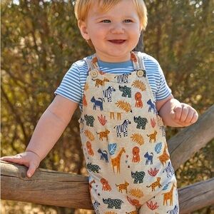 Jojo maman bebe overall and tshirt